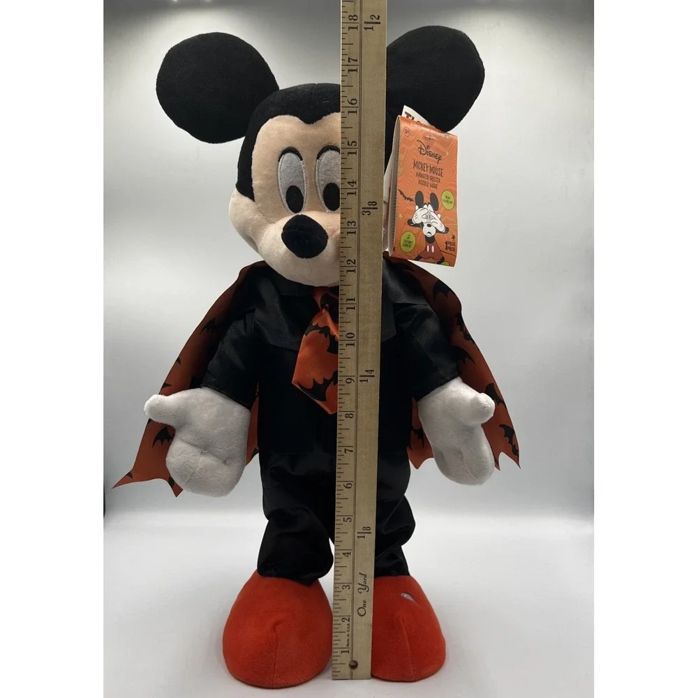 Disney‎ Mickey Mouse Halloween Animated Greeter Black & Orange Bat 19